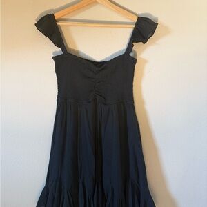 Elegant Black Off-Shoulder Dress